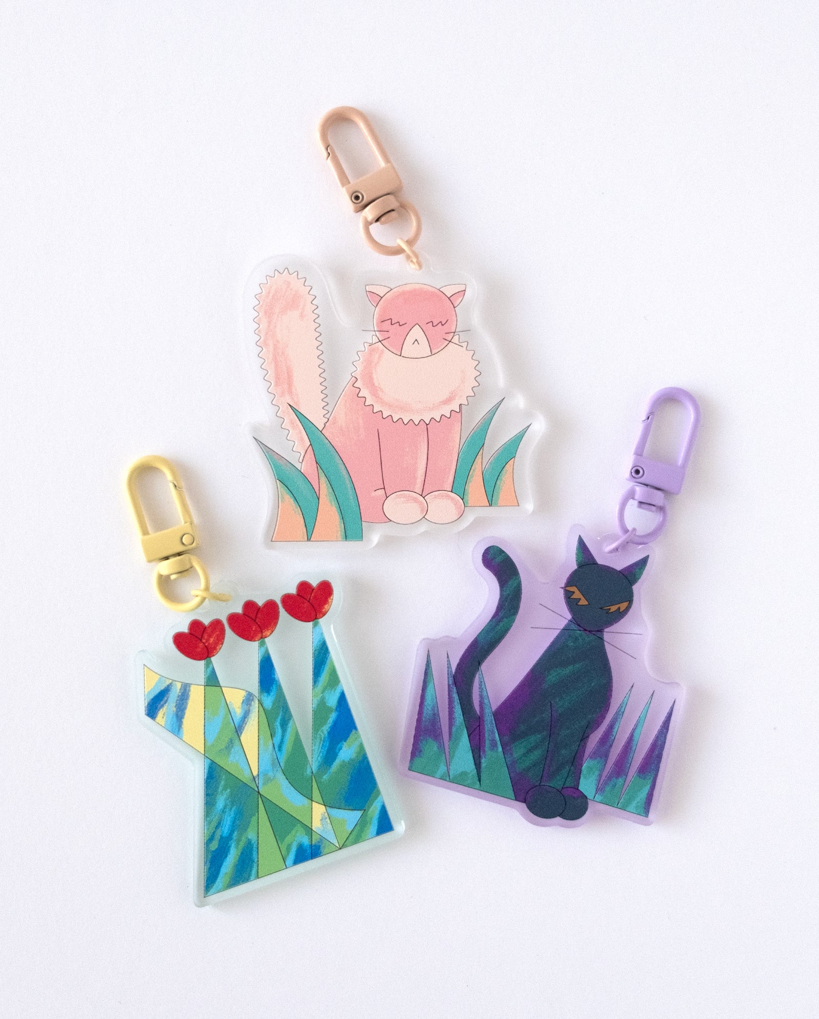 uki uki  Acrylic Keychain