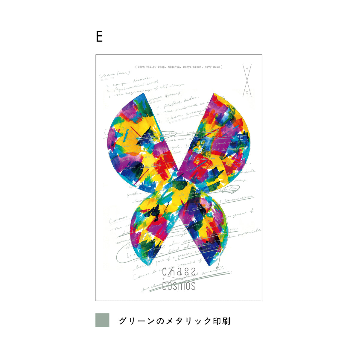 Chaos to Cosmos - Postcard